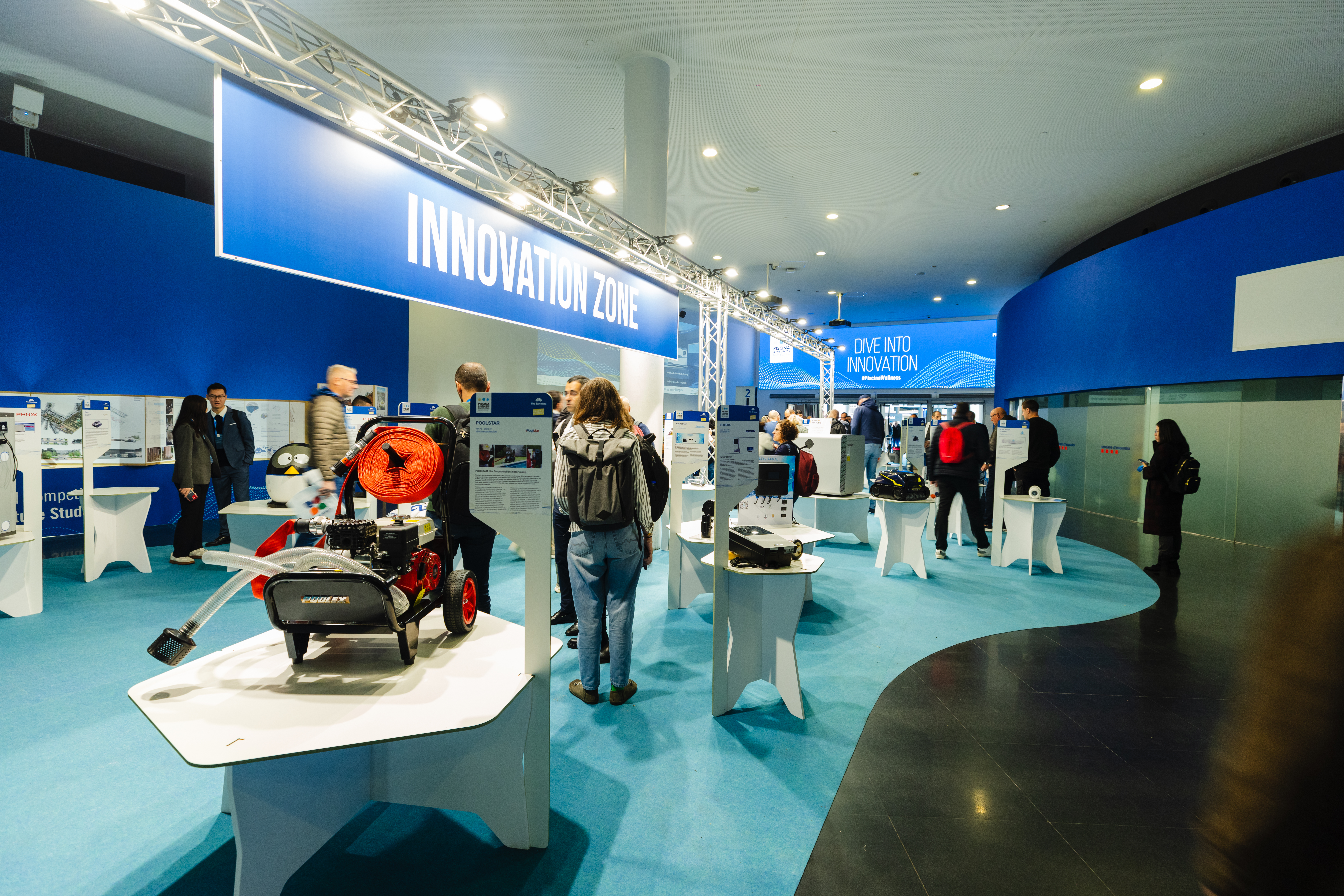 La Innovation Zone durante la pasada edición de Piscina Barcelona